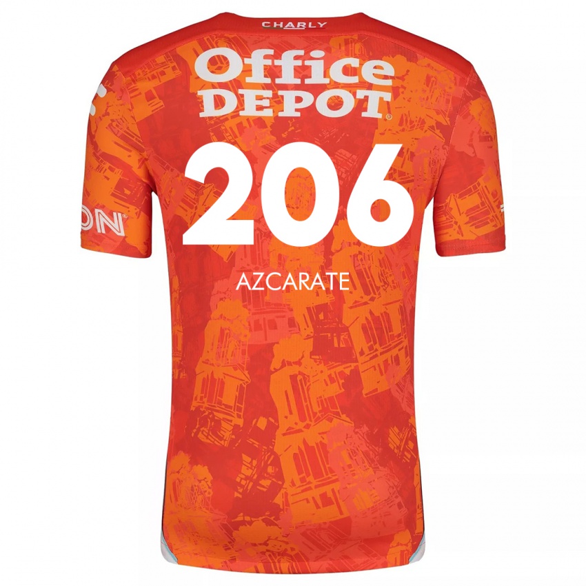 Kinder Yerar Azcárate #206 Orange Weiß Auswärtstrikot Trikot 2024/25 T-Shirt Schweiz