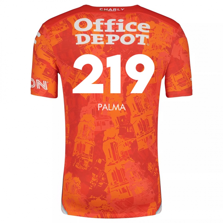 Kinder Pablo Palma #219 Orange Weiß Auswärtstrikot Trikot 2024/25 T-Shirt Schweiz