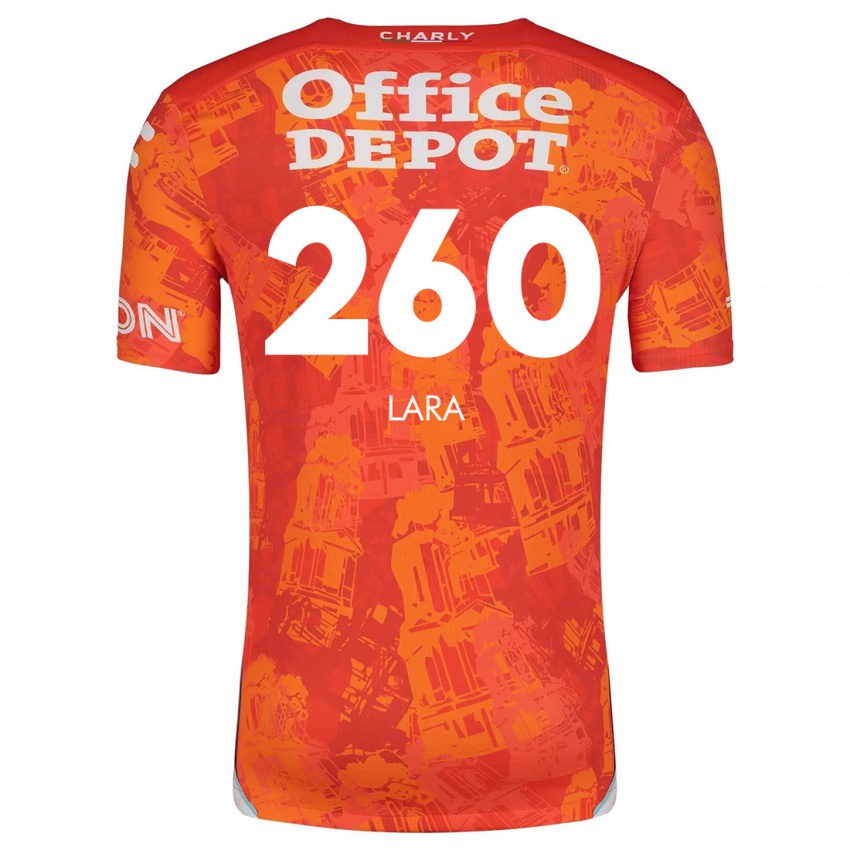 Kinder Jesús Lara #260 Orange Weiß Auswärtstrikot Trikot 2024/25 T-Shirt Schweiz