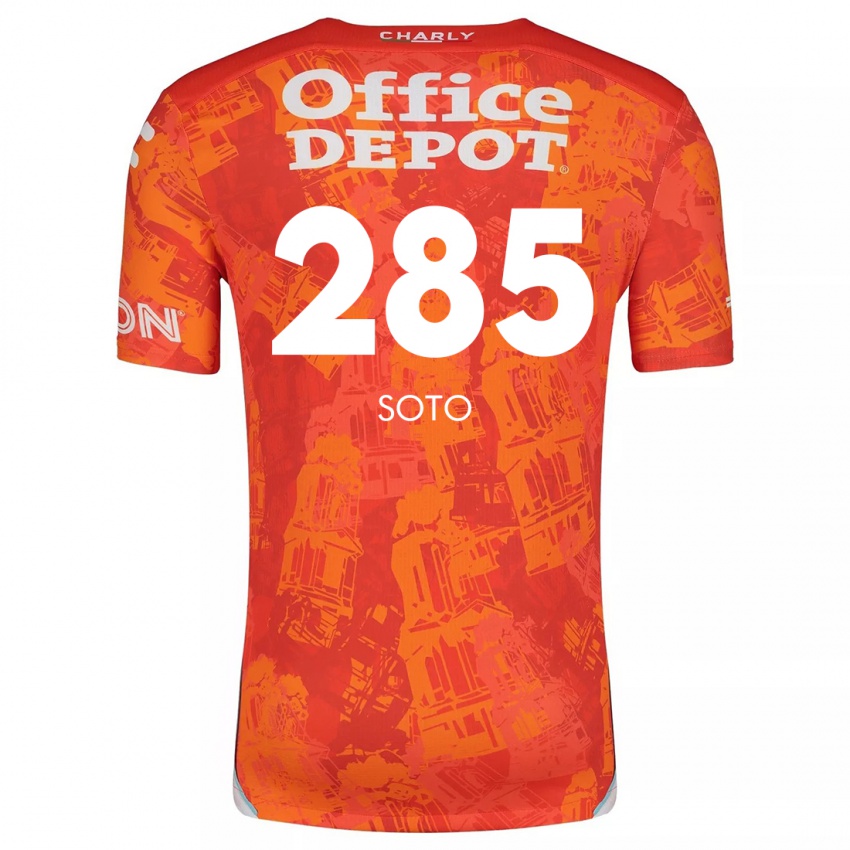 Kinder Edwin Soto #285 Orange Weiß Auswärtstrikot Trikot 2024/25 T-Shirt Schweiz