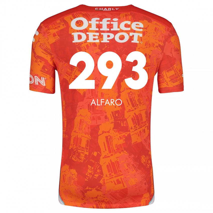 Kinder Cristóbal Alfaro #293 Orange Weiß Auswärtstrikot Trikot 2024/25 T-Shirt Schweiz