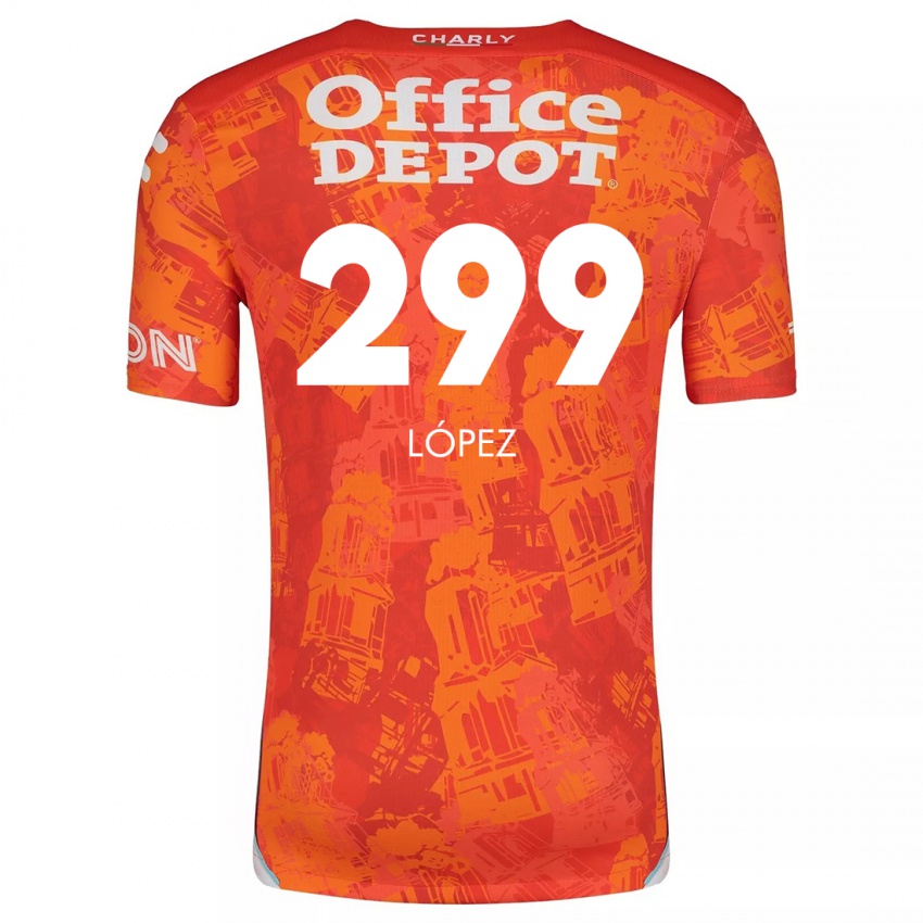 Kinder Santiago López #299 Orange Weiß Auswärtstrikot Trikot 2024/25 T-Shirt Schweiz