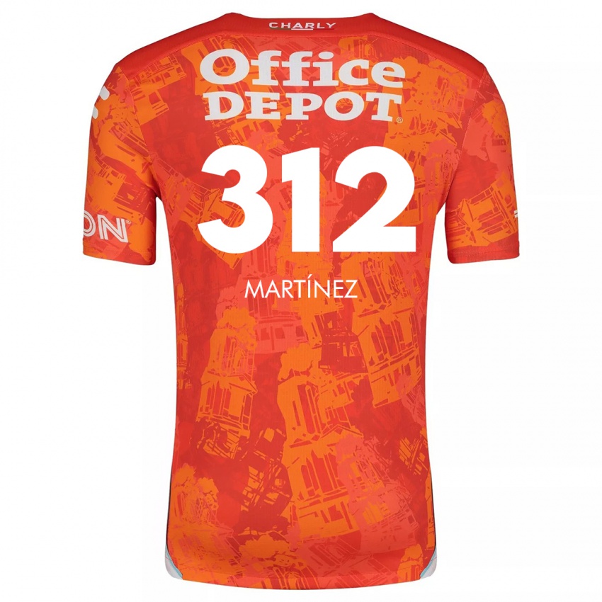 Kinder Ulises Martínez #312 Orange Weiß Auswärtstrikot Trikot 2024/25 T-Shirt Schweiz