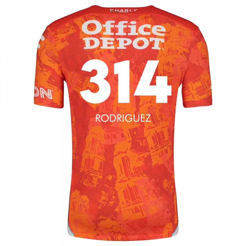 Kinder Alan Rodríguez #314 Orange Weiß Auswärtstrikot Trikot 2024/25 T-Shirt Schweiz