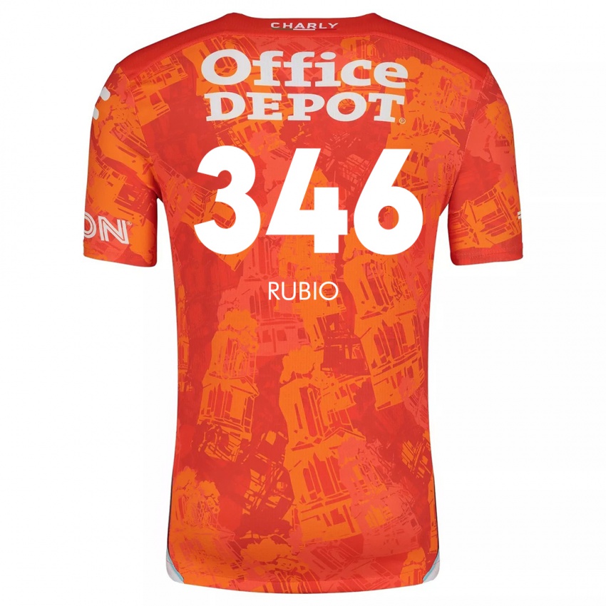 Kinder Mateo Rubio #346 Orange Weiß Auswärtstrikot Trikot 2024/25 T-Shirt Schweiz