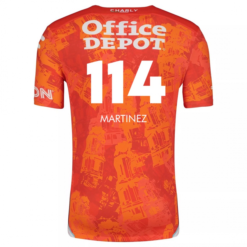 Enfant Maillot Jesús Martínez #114 Orange White Tenues Extérieur 2024/25 T-Shirt Suisse