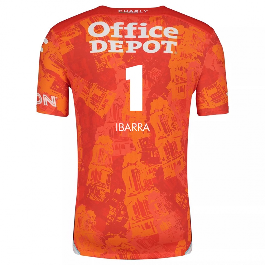 Kinder Fabiola Ibarra #1 Orange Weiß Auswärtstrikot Trikot 2024/25 T-Shirt Schweiz