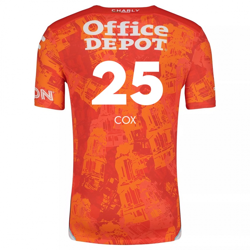 Kinder Marta Cox #25 Orange Weiß Auswärtstrikot Trikot 2024/25 T-Shirt Schweiz