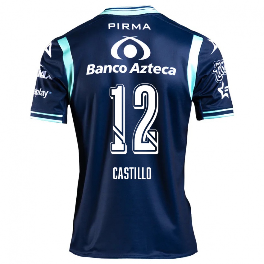 Kinder Raúl Castillo #12 Navy Blau Auswärtstrikot Trikot 2024/25 T-Shirt Schweiz