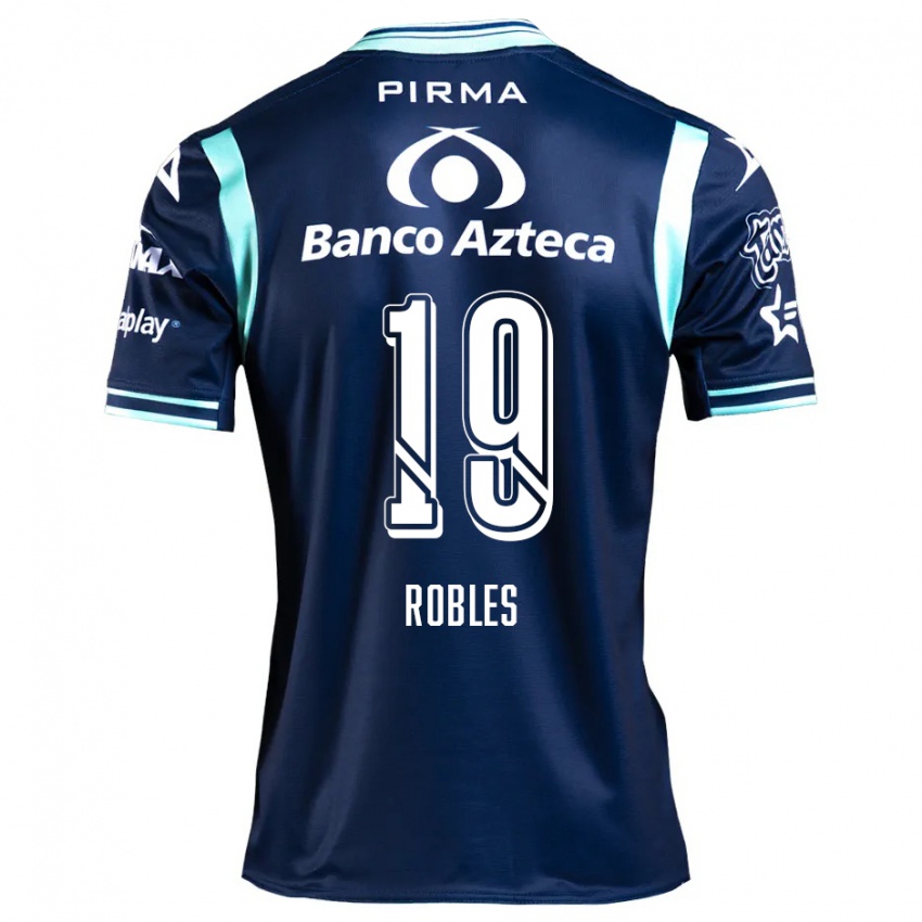 Kinder Ángel Robles #19 Navy Blau Auswärtstrikot Trikot 2024/25 T-Shirt Schweiz