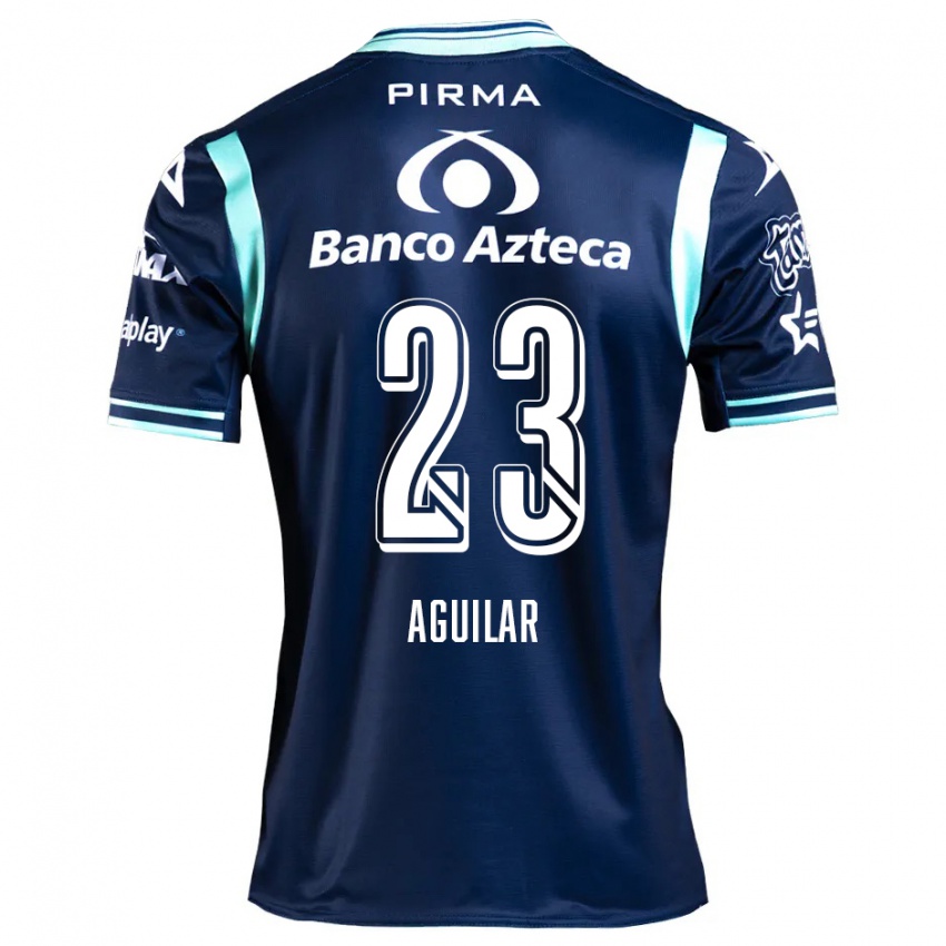 Kinder Daniel Aguilar #23 Navy Blau Auswärtstrikot Trikot 2024/25 T-Shirt Schweiz