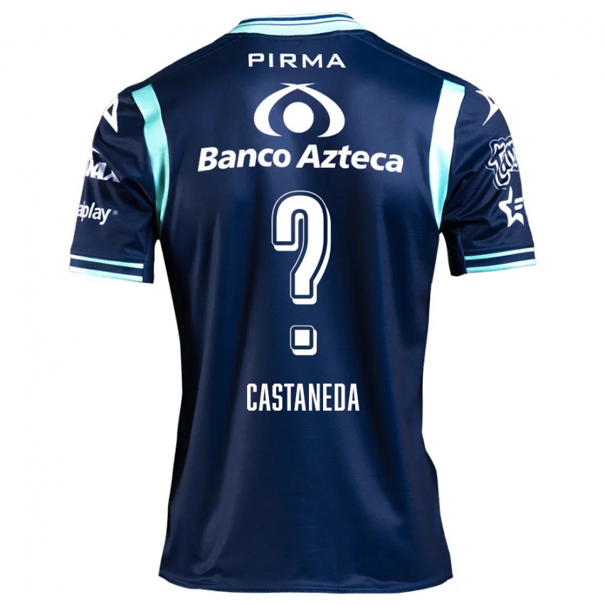 Kinder Christian Castañeda #0 Navy Blau Auswärtstrikot Trikot 2024/25 T-Shirt Schweiz