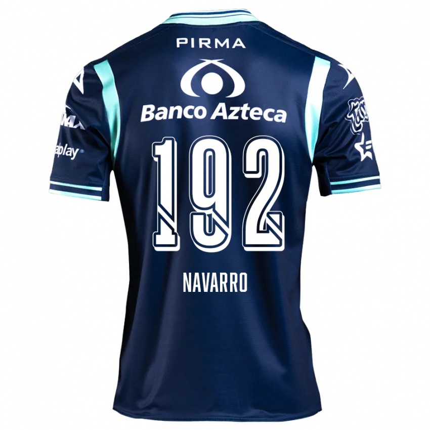 Kinder Eduardo Navarro #192 Navy Blau Auswärtstrikot Trikot 2024/25 T-Shirt Schweiz