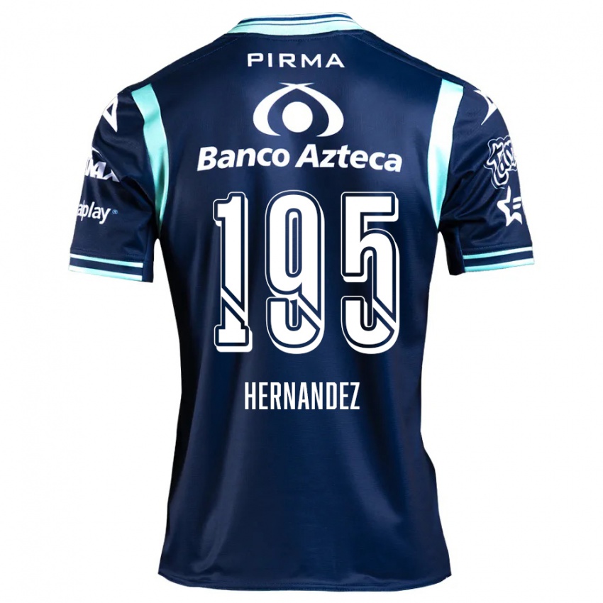 Kinder Daniel Hernández #195 Navy Blau Auswärtstrikot Trikot 2024/25 T-Shirt Schweiz