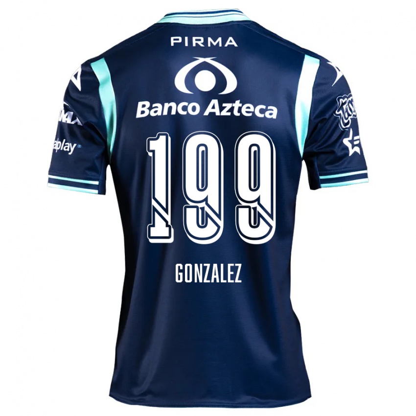 Kinder Samuel González #199 Navy Blau Auswärtstrikot Trikot 2024/25 T-Shirt Schweiz