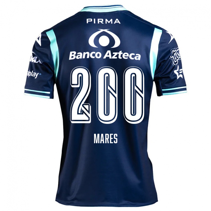 Kinder Cristian Mares #200 Navy Blau Auswärtstrikot Trikot 2024/25 T-Shirt Schweiz