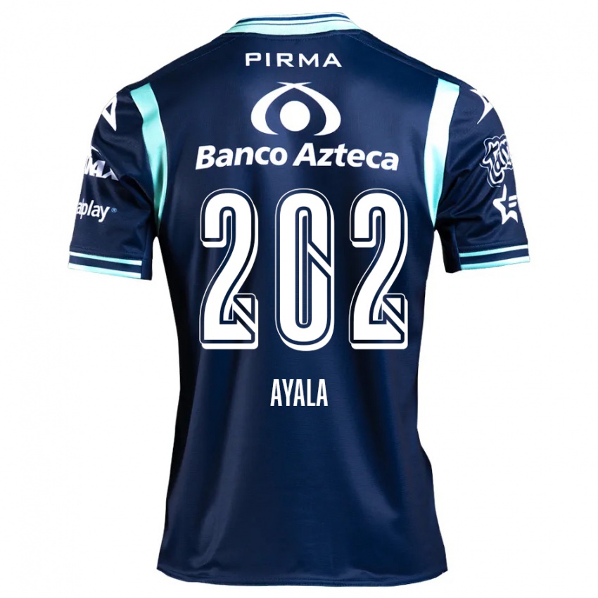 Kinder Diego Ayala #202 Navy Blau Auswärtstrikot Trikot 2024/25 T-Shirt Schweiz