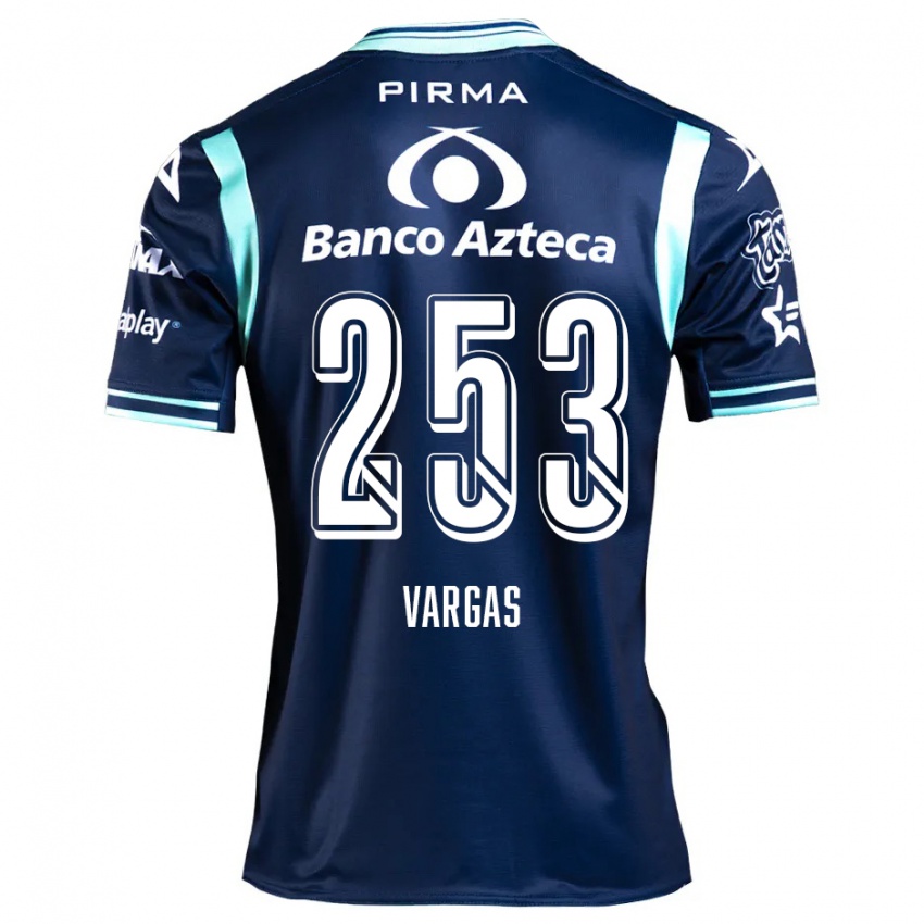 Kinder Edwin Vargas #253 Navy Blau Auswärtstrikot Trikot 2024/25 T-Shirt Schweiz