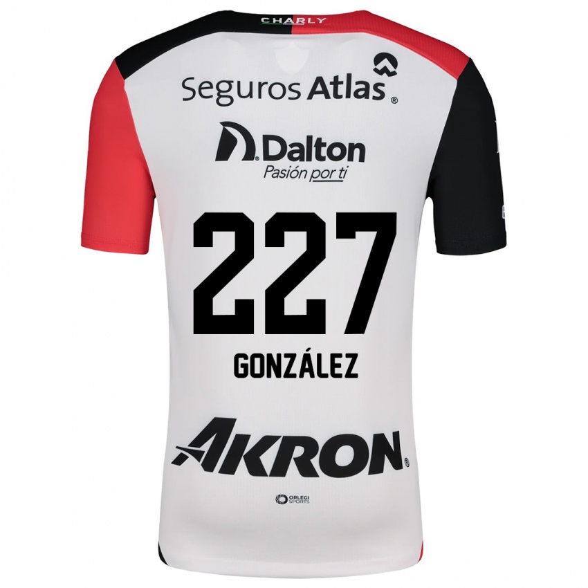 Kinder Rodolfo González #227 Weiß Rot Schwarz Auswärtstrikot Trikot 2024/25 T-Shirt Schweiz