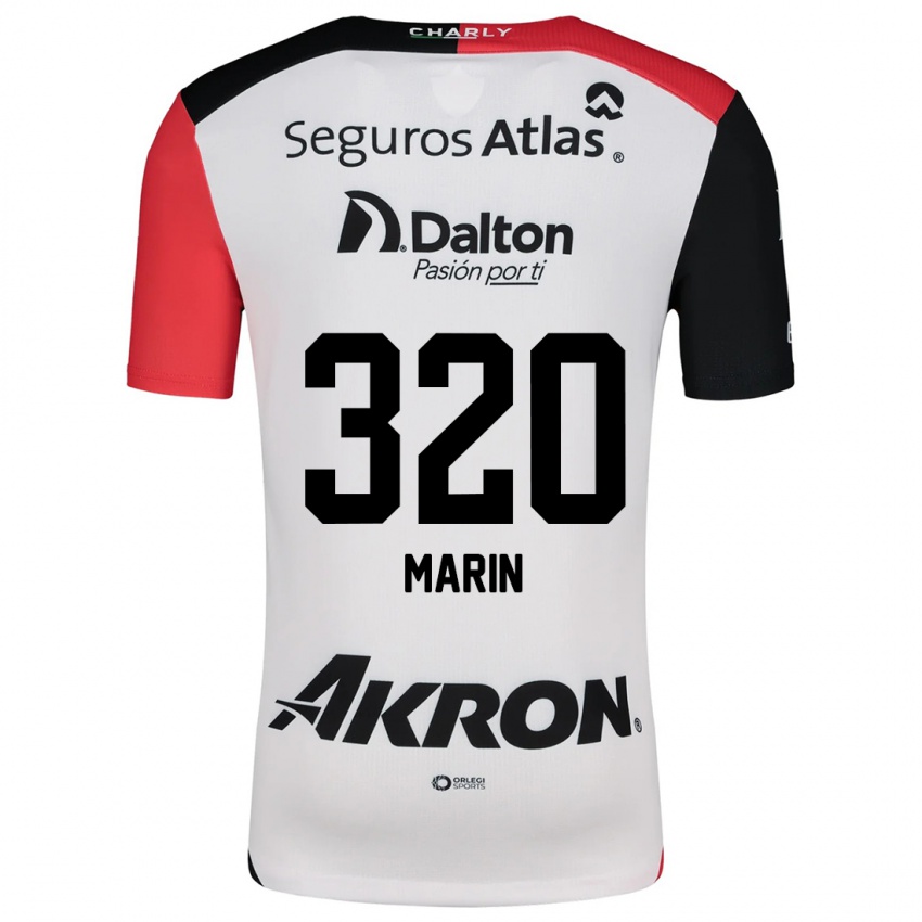 Kinder Donato Marín #320 Weiß Rot Schwarz Auswärtstrikot Trikot 2024/25 T-Shirt Schweiz