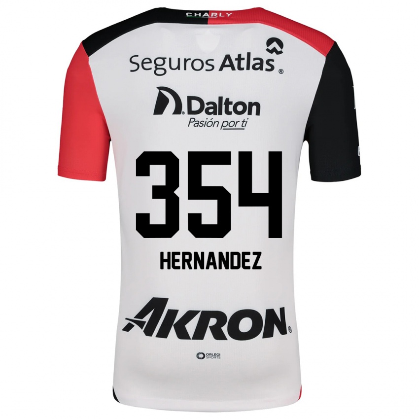 Kinder Daniel Hernández #354 Weiß Rot Schwarz Auswärtstrikot Trikot 2024/25 T-Shirt Schweiz