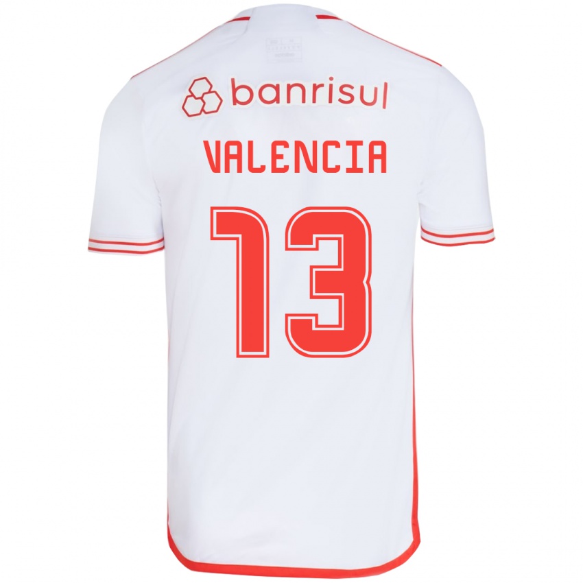 Kinder Enner Valencia #13 Weiß Rot Auswärtstrikot Trikot 2024/25 T-Shirt Schweiz