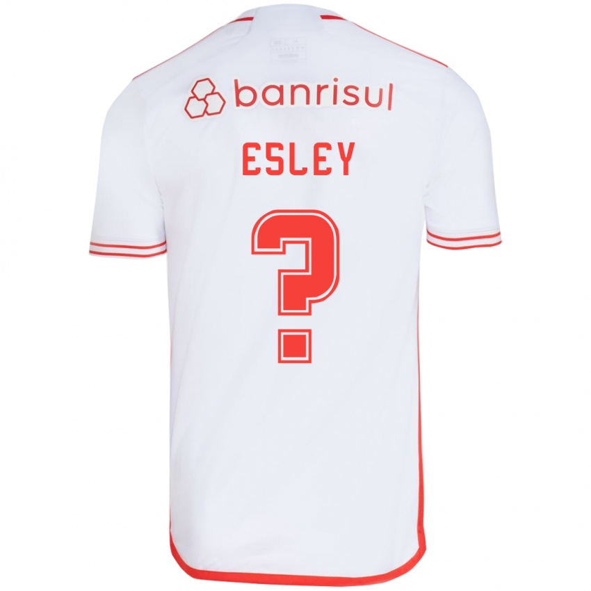 Kinder Esley #0 Weiß Rot Auswärtstrikot Trikot 2024/25 T-Shirt Schweiz