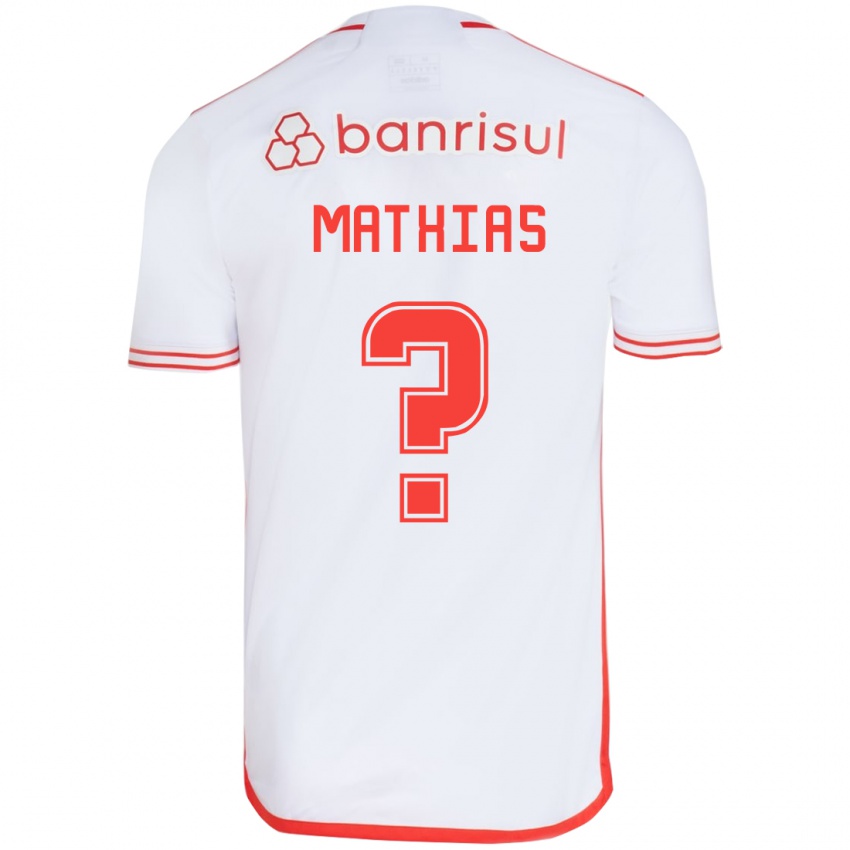 Enfant Maillot Ricardo Mathias #0 Blanc Rouge Tenues Extérieur 2024/25 T-Shirt Suisse