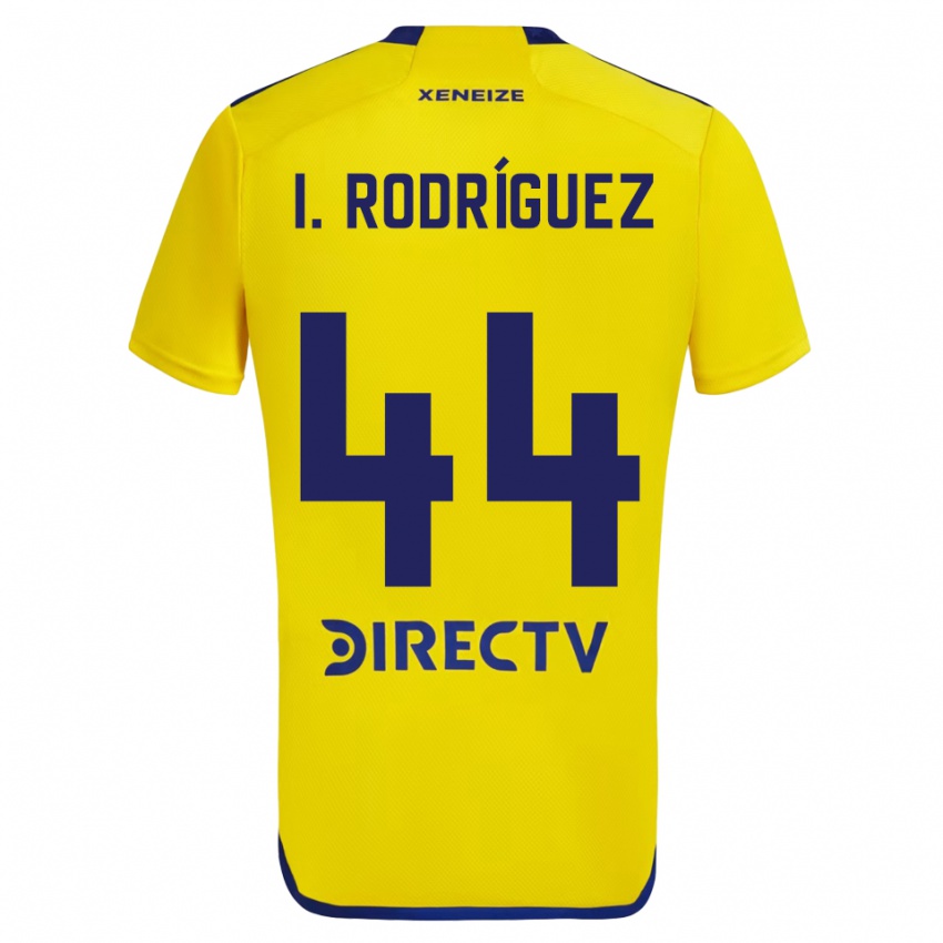 Kinder Ignacio Rodríguez #44 Gelb Blau Auswärtstrikot Trikot 2024/25 T-Shirt Schweiz