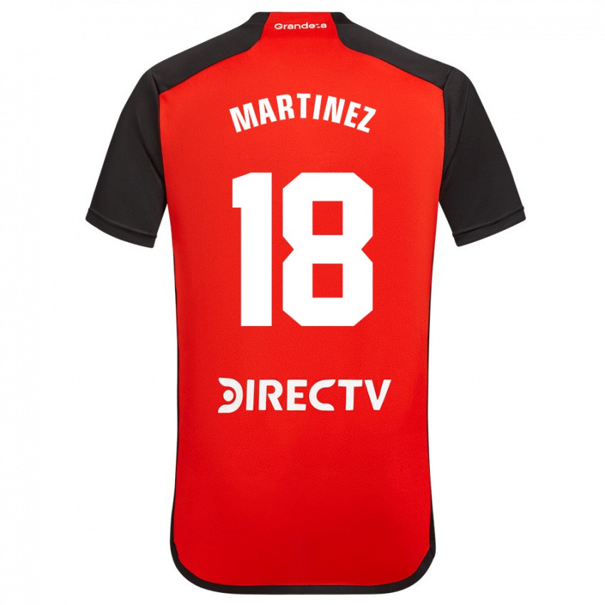 Kinder Pity Martínez #18 Rot Schwarz Weiß Auswärtstrikot Trikot 2024/25 T-Shirt Schweiz