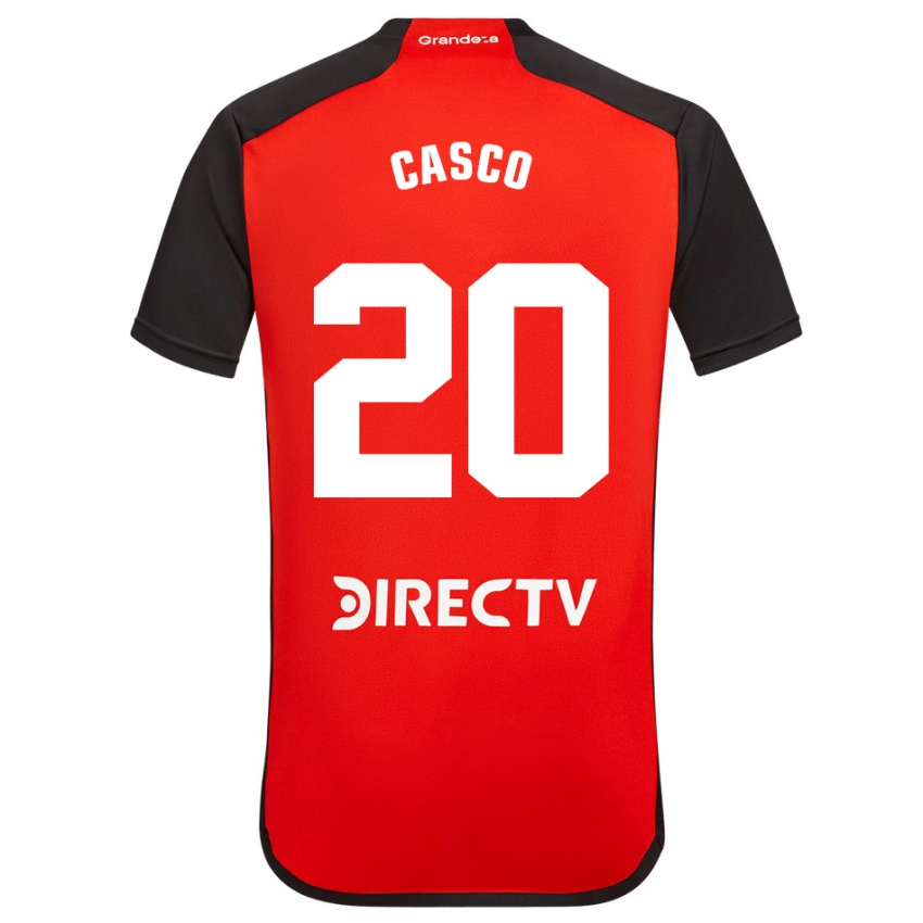 Kinder Milton Casco #20 Rot Schwarz Weiß Auswärtstrikot Trikot 2024/25 T-Shirt Schweiz