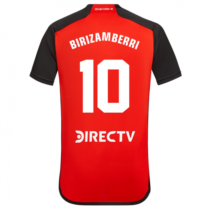 Kinder María Carolina Birizamberri Rivero #10 Rot Schwarz Weiß Auswärtstrikot Trikot 2024/25 T-Shirt Schweiz