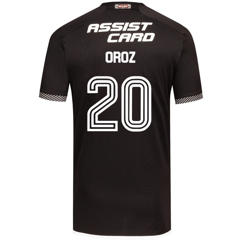 Kinder Alexander Oroz #20 Schwarz-Weiss Auswärtstrikot Trikot 2024/25 T-Shirt Schweiz