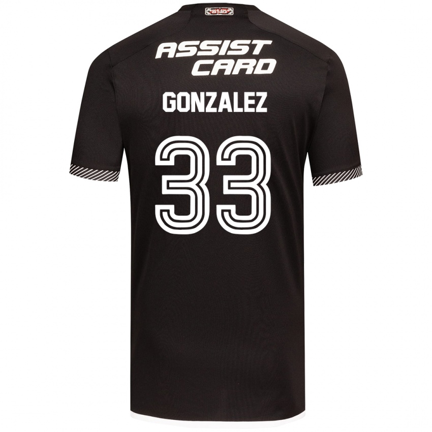 Kinder Ramiro González #33 Schwarz-Weiss Auswärtstrikot Trikot 2024/25 T-Shirt Schweiz