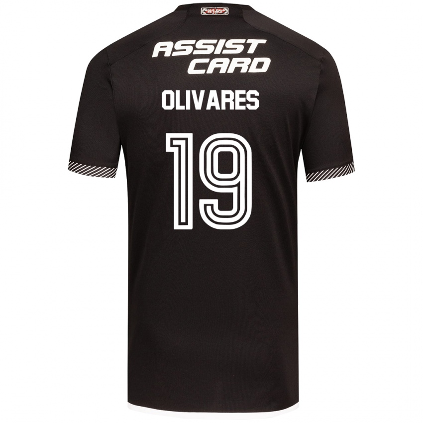 Kinder Michelle Olivares #19 Schwarz-Weiss Auswärtstrikot Trikot 2024/25 T-Shirt Schweiz