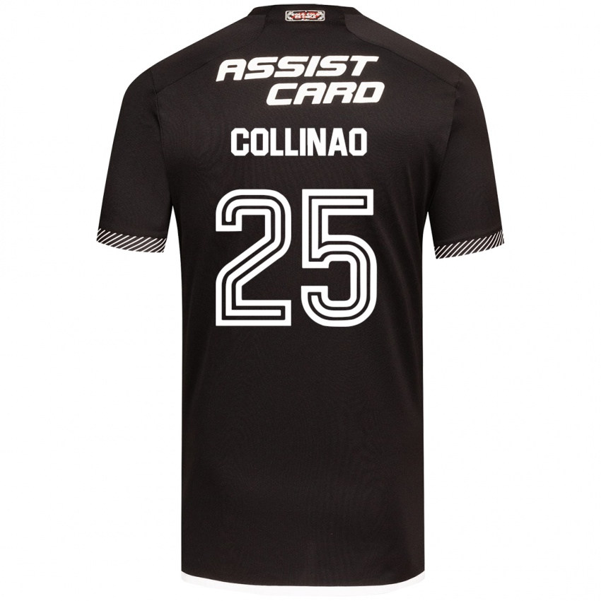 Kinder Margarita Collinao #25 Schwarz-Weiss Auswärtstrikot Trikot 2024/25 T-Shirt Schweiz