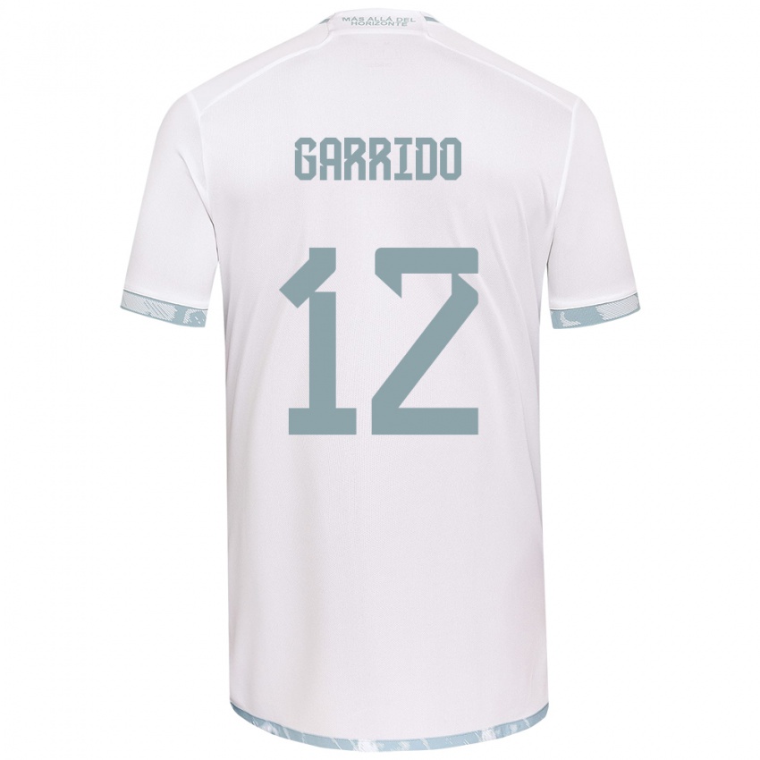 Kinder Pedro Garrido #12 Weiß Grau Auswärtstrikot Trikot 2024/25 T-Shirt Schweiz