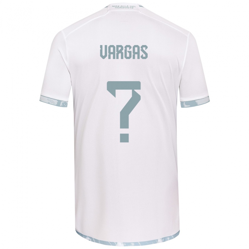 Kinder Diego Vargas #0 Weiß Grau Auswärtstrikot Trikot 2024/25 T-Shirt Schweiz