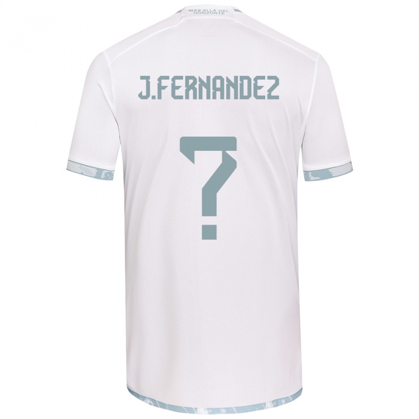 Kinder José Matías Fernández #0 Weiß Grau Auswärtstrikot Trikot 2024/25 T-Shirt Schweiz