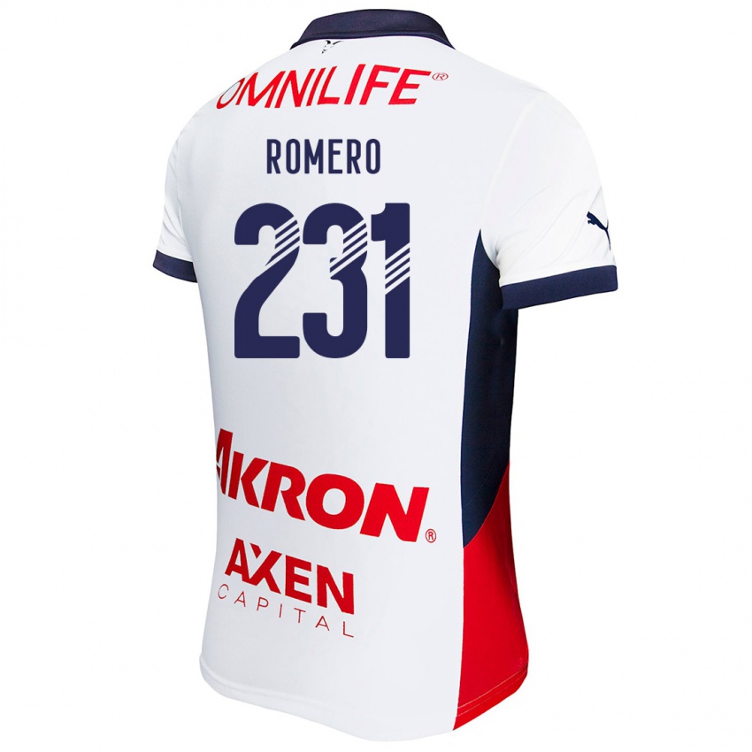 Kinder Ángel Romero #231 Weiß Rot Blau Auswärtstrikot Trikot 2024/25 T-Shirt Schweiz