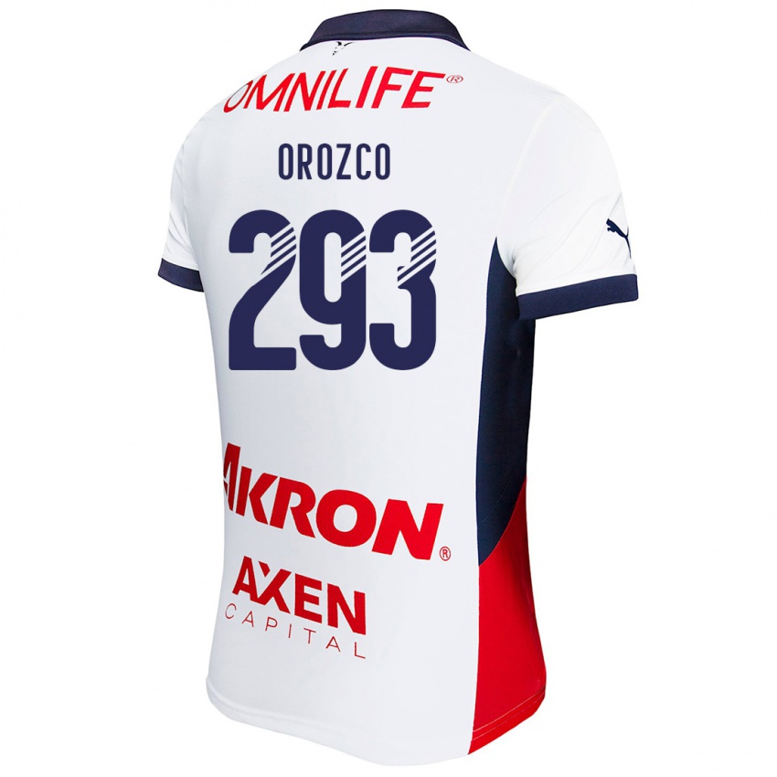 Kinder Yohan Orozco #293 Weiß Rot Blau Auswärtstrikot Trikot 2024/25 T-Shirt Schweiz