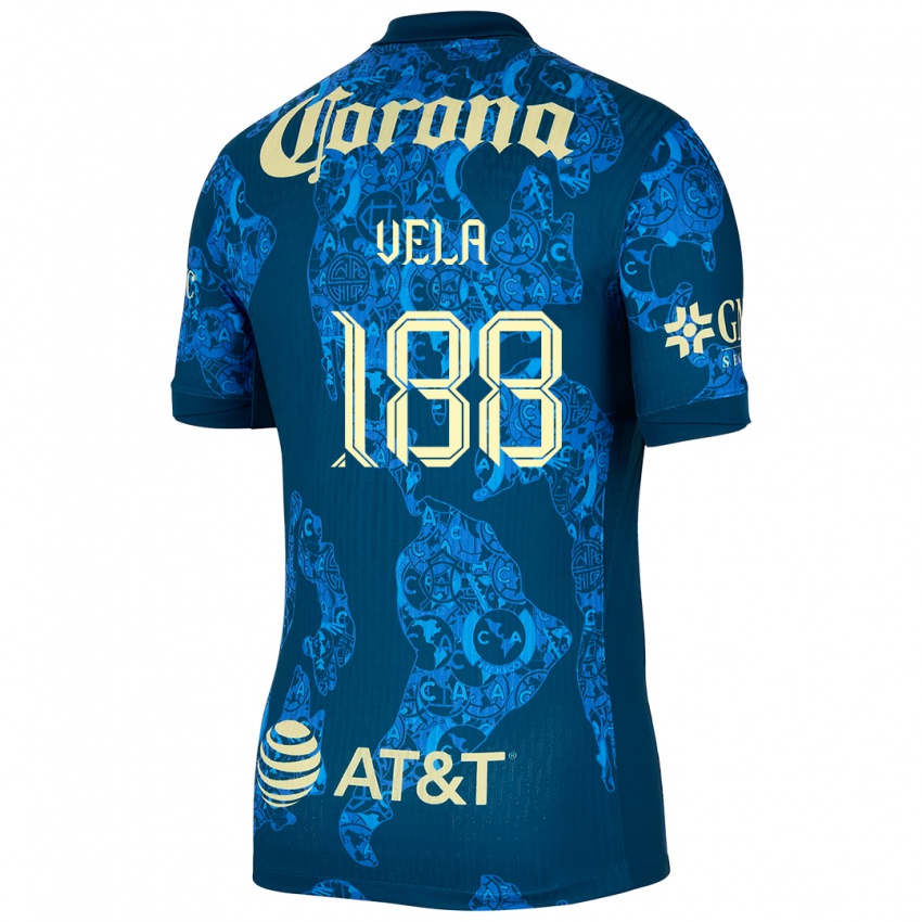 Kinder Christo Vela #188 Blau Gelb Auswärtstrikot Trikot 2024/25 T-Shirt Schweiz