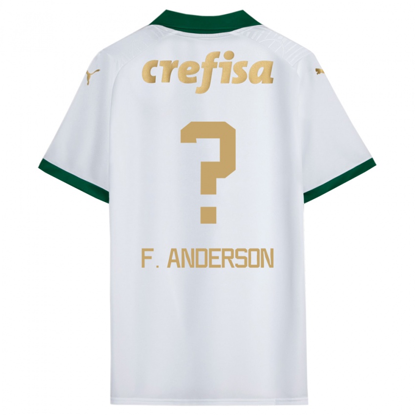 Kinder Felipe Anderson #0 Weiß Grün Auswärtstrikot Trikot 2024/25 T-Shirt Schweiz