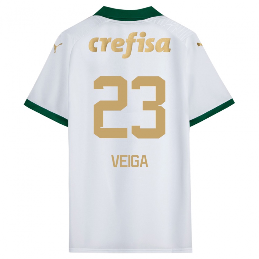 Kinder Raphael Veiga #23 Weiß Grün Auswärtstrikot Trikot 2024/25 T-Shirt Schweiz