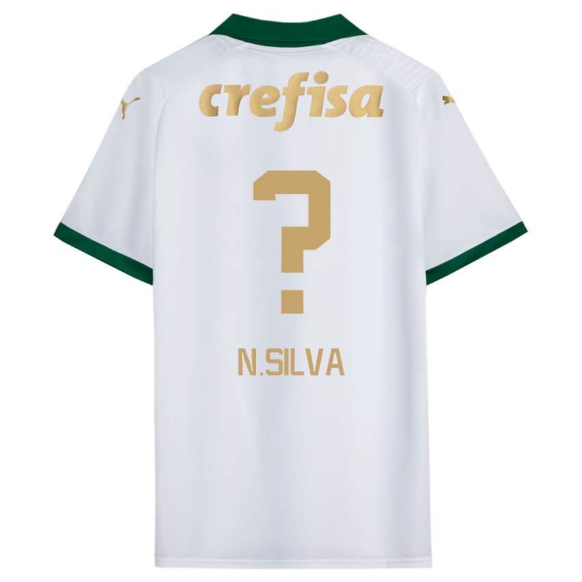 Kinder Ney Silva #0 Weiß Grün Auswärtstrikot Trikot 2024/25 T-Shirt Schweiz