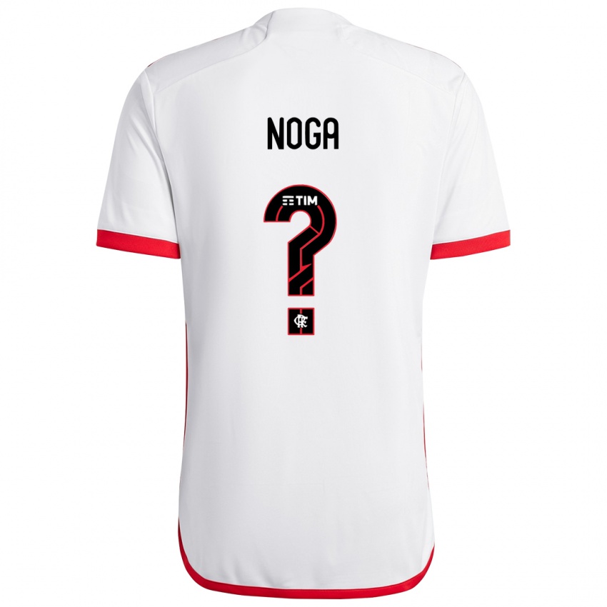 Kinder Gabriel Noga #0 Weiß Rot Auswärtstrikot Trikot 2024/25 T-Shirt Schweiz