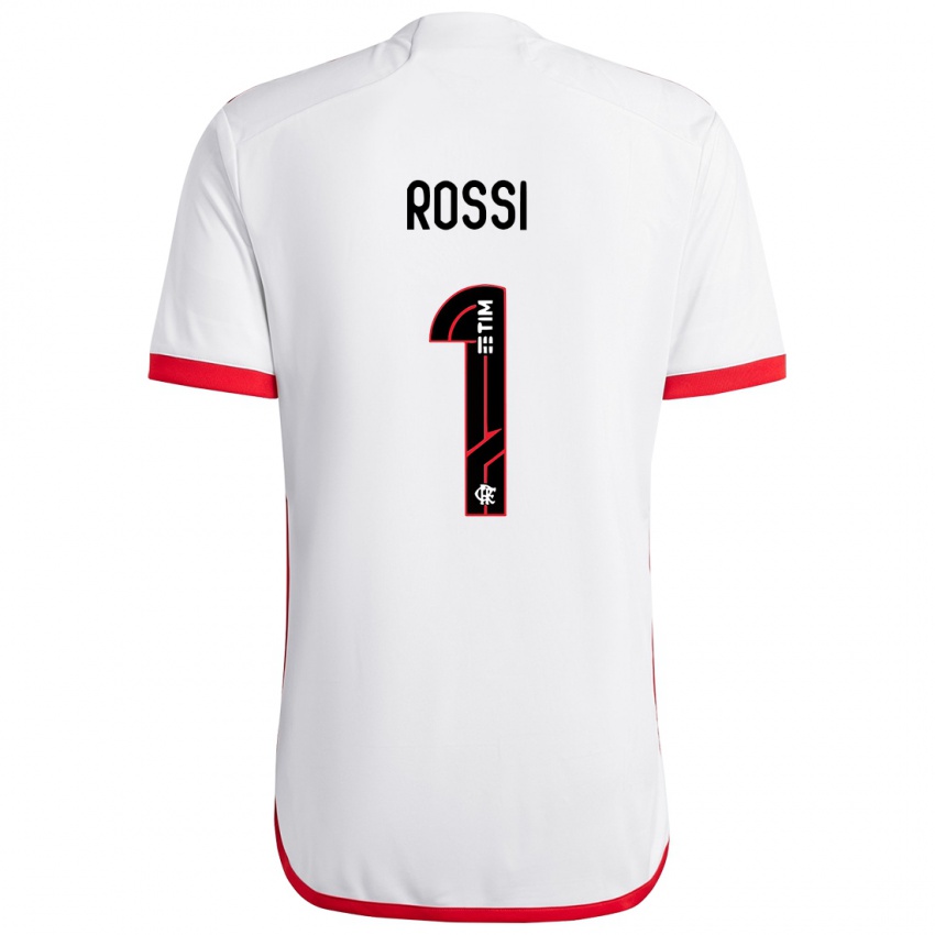 Kinder Agustin Rossi #1 Weiß Rot Auswärtstrikot Trikot 2024/25 T-Shirt Schweiz