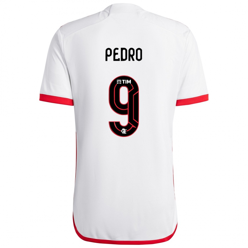 Kinder Pedro #9 Weiß Rot Auswärtstrikot Trikot 2024/25 T-Shirt Schweiz