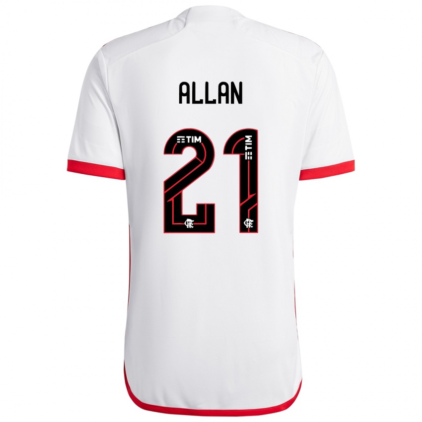 Kinder Allan #21 Weiß Rot Auswärtstrikot Trikot 2024/25 T-Shirt Schweiz