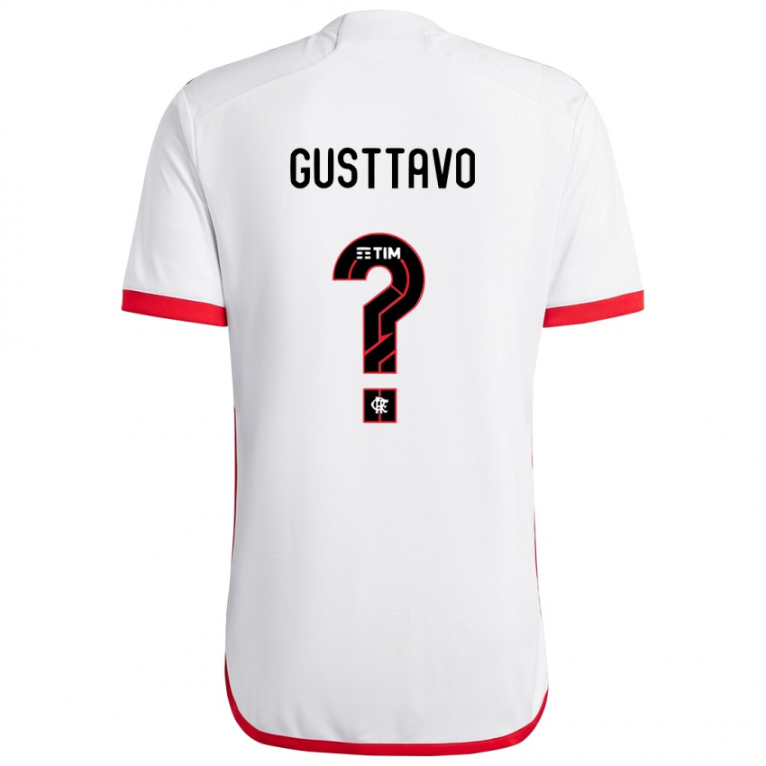 Kinder Gusttavo #0 Weiß Rot Auswärtstrikot Trikot 2024/25 T-Shirt Schweiz